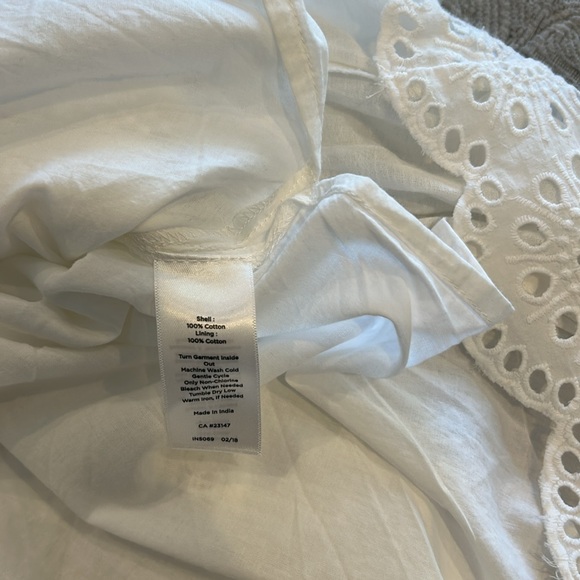 Talbots White Sleeveless Dress - Picture 6 of 6